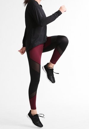 Leggings - dark red