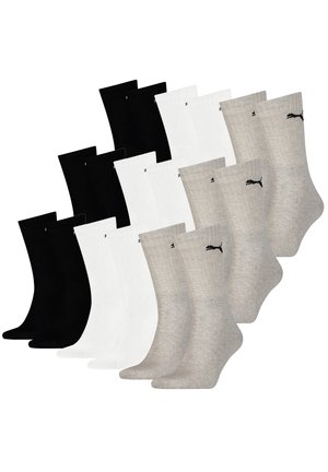 18 PACK - Sportsocken - grey/white/black