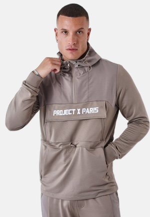 STYLE COUPE VENT - Kapuzenpullover - taupe