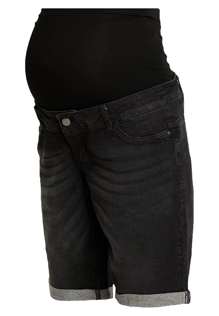 Forever Fit Jeansshort zwart