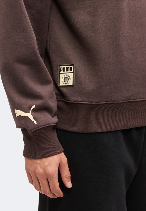PUMA FC ST PAULI GRAPHIC HALF ZIP - Club wear - chocolate brown/beige — photo 6