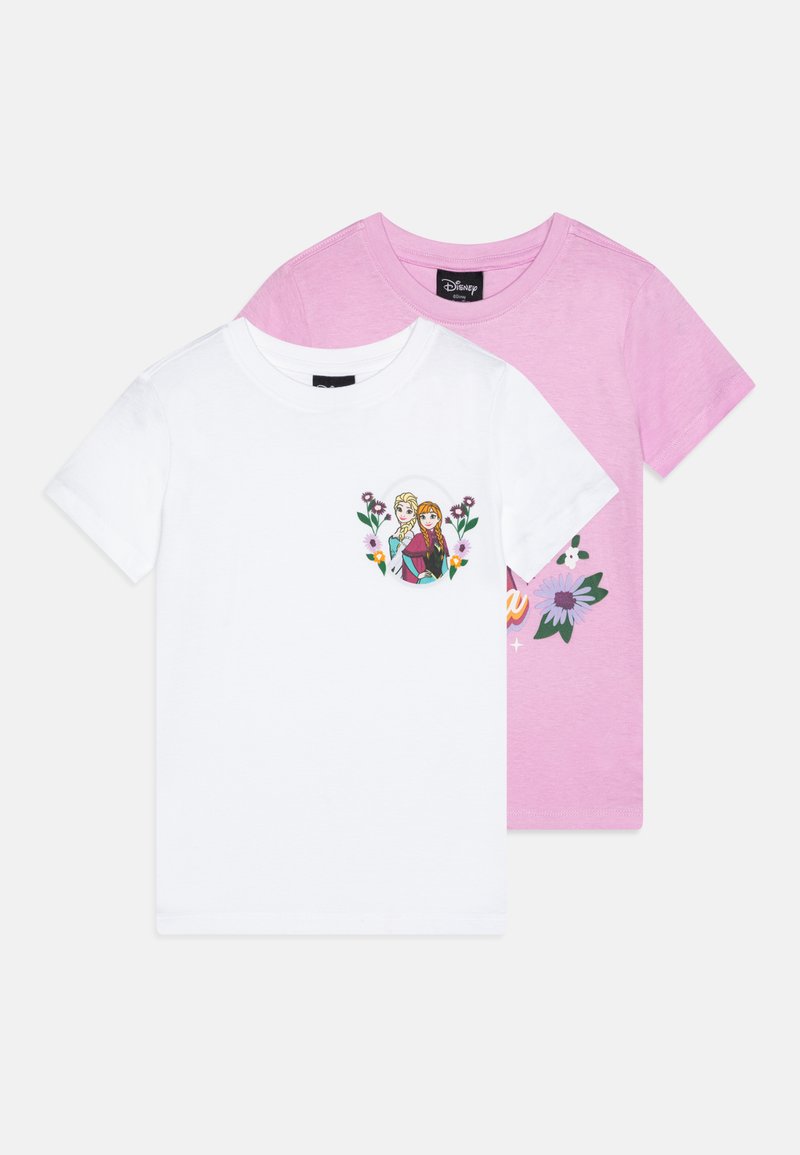 Friboo 2 PACK - T-shirt imprimé - light pink/off-white