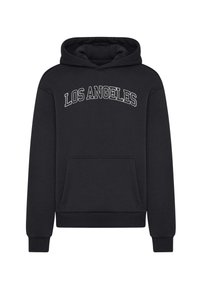 Mister Tee LOS ANGELES FLUFFY Sweat à capuche black/noir ZALANDO