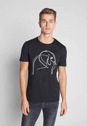 Camiseta estampada - black