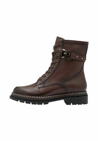 ELEGANTE - Plateaustøvletter - mocca