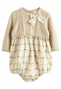 Next BLOOMER REGULAR FIT SET - Haalari - beige cream bear print