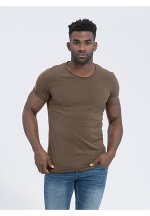 MT BREAD NEW - Basic T-shirt - hot fudge brown