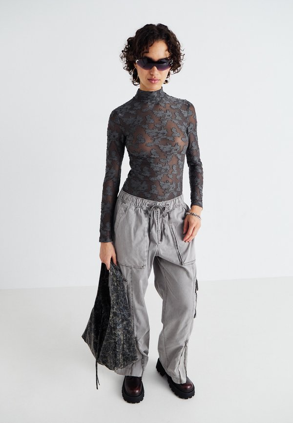 VMINA HIGH NECK - Long sleeved top - asphalt4