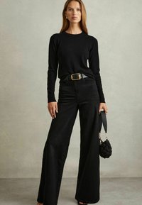 Reiss Vaqueros a campana - black