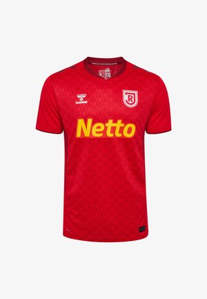 Hummel, HUMMEL RGB 26/27 AWAY JERSEY S/S UNISEX - Fodboldtrøjer - racing red