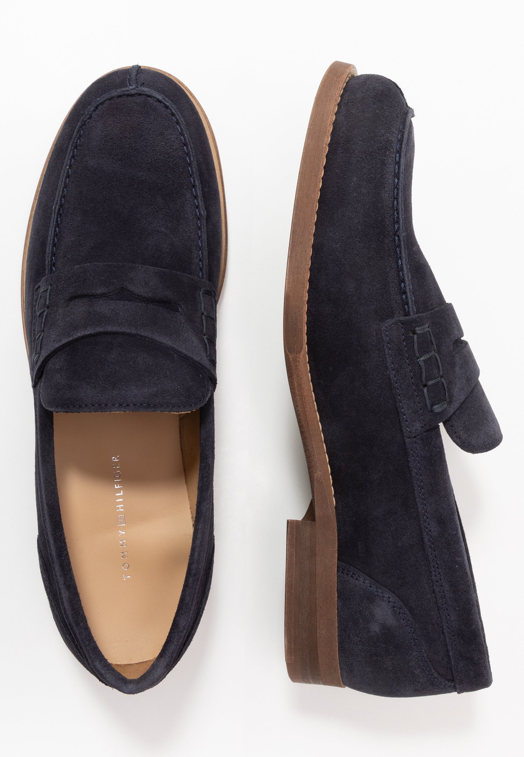 tommy hilfiger loafers blue