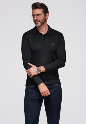 Langærmet T-shirt - black