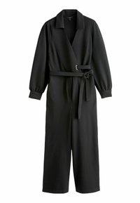 Next LONG SLEEVE WIDE LEG - REGULAR FIT - Overall / Jumpsuit - black