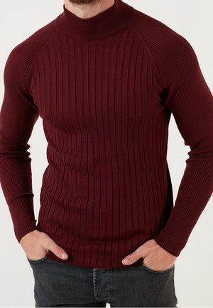 Jersey de punto - bordeaux