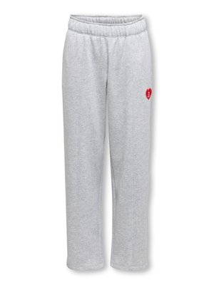 KOGEVISA LOCKER GESCHNITTEN  - Pantalon de survêtement - light grey melange