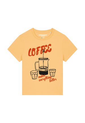 watapparel, COFFEE MAKES EVERYTHING BETTER - T-shirt print - nispero