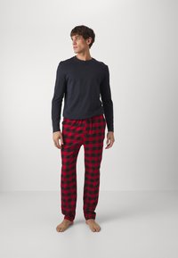 Pier One SINGLE PANT - Donji dio pidžame - dark red