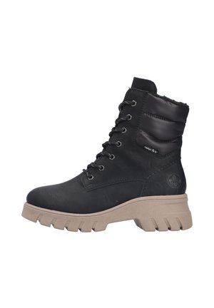 Platform ankle boots - schwarz
