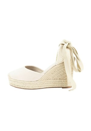 Zapatos de salón con cordones - beige