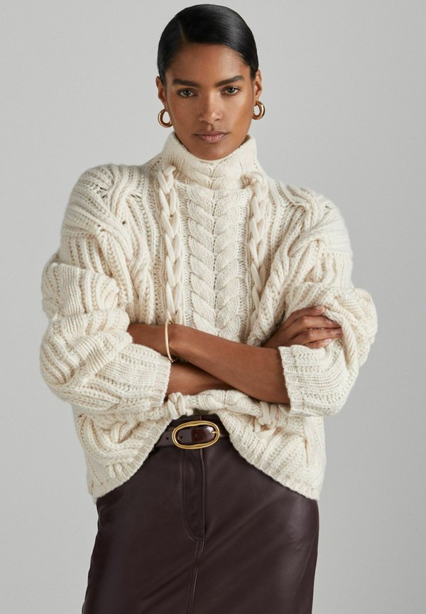 AUBREY ATELIER CABLED - Strickpullover - cream