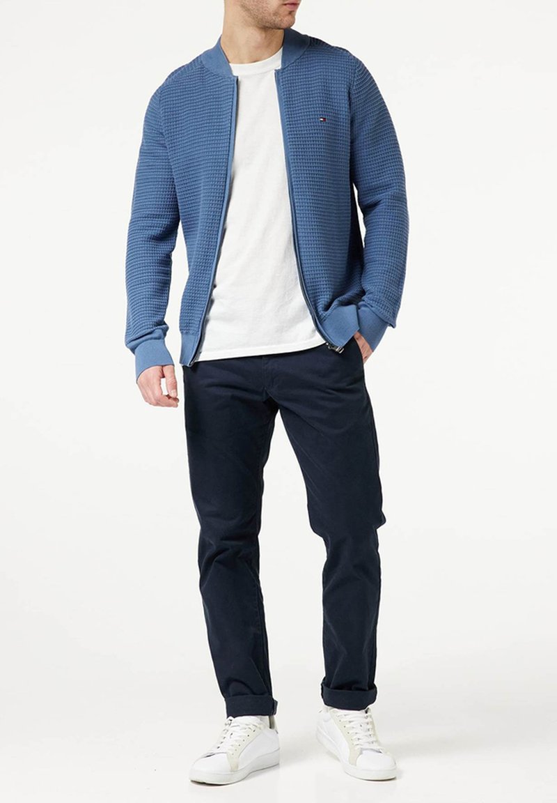 Tommy Hilfiger Blue Cotton Cardigan