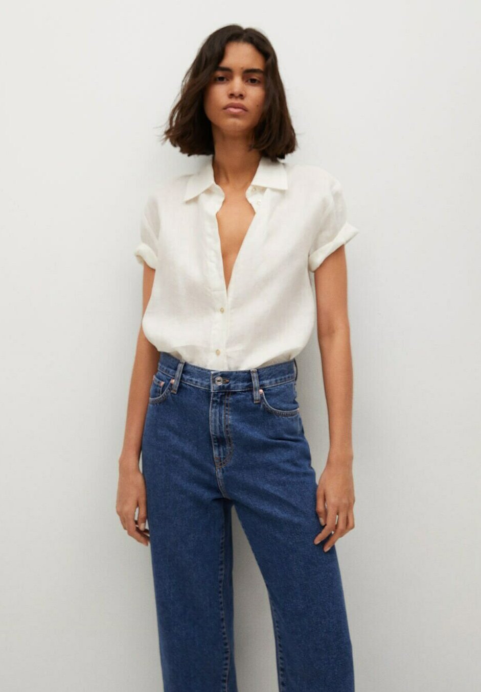 Mango Jeans Relaxed Fit - dark blue/dunkelblau - Zalando.ch