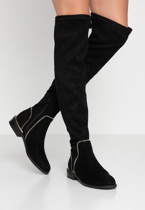 Over-the-knee boots - black