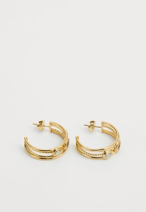 LIGHT - Auskarai - yellow gold-coloured