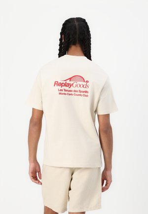 MONTE CARLO TENNIS CLUB - Print T-shirt - cream