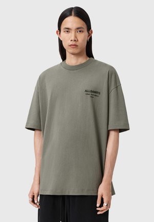 AllSaints, XANDER CREW - T-shirts - maple green