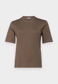 MOCK NECK TEE - Basic T-shirt - driftwood