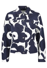 Marimekko Sarpio Unikko Summer Jacket Off White Dark Blue Multi Coloured Zalando Ie