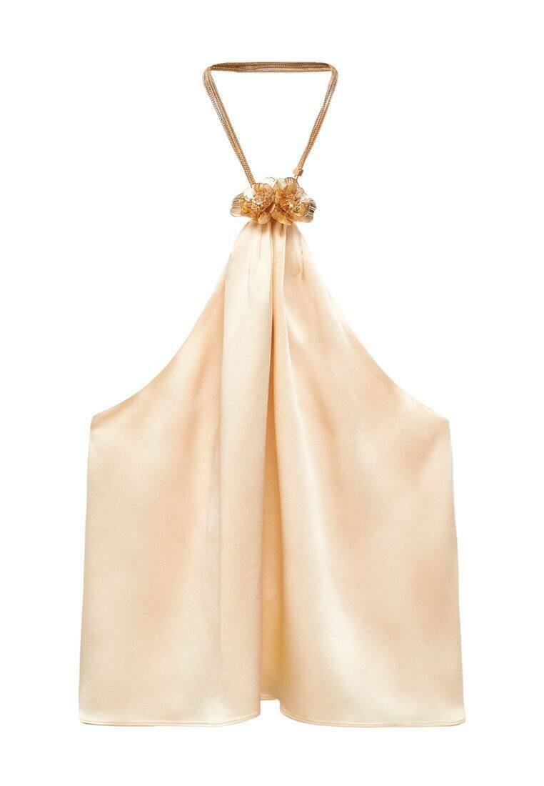 Mango Blouse beige Mango Blouse beige