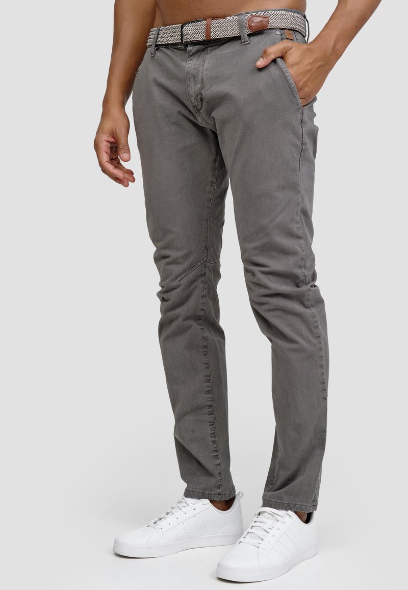 Herren Chinos | INDICODE JEANS Chino grey/anthrazit - JH58429 Herren Chinos | INDICODE JEANS Chino grey/anthrazit - JH58429