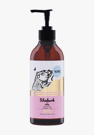 Yope YOPE SHOWER GEL RHUBARB & ROSE - Duschtvål