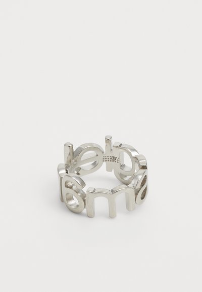 MM6 Maison Margiela LETTER LOGO - Prsten - brushed palladio