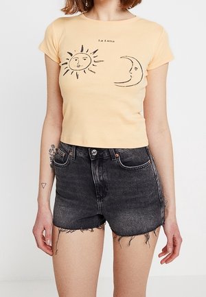 T-shirt imprimé - yellow