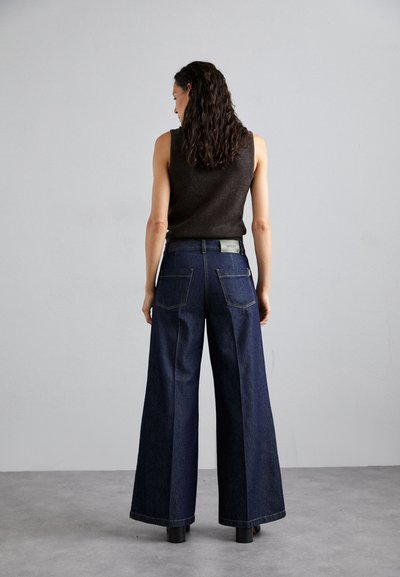 ASPESI PANTALONE  - Wide Leg - denim