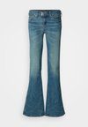 WHISKERED LOW RISE BOOTCUT JEANS - Τζιν Bootcut - denim medium