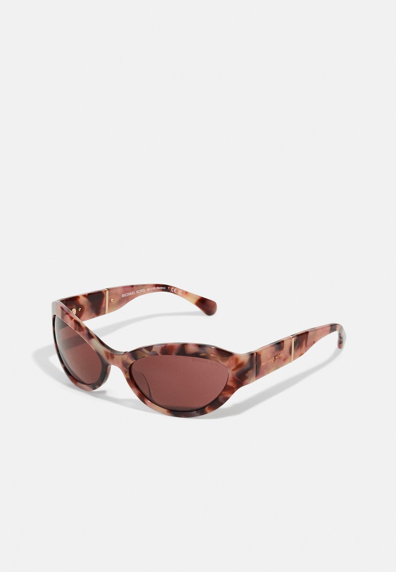 Michael Kors BURANO - Päikeseprillid - pink pearlized tortoise