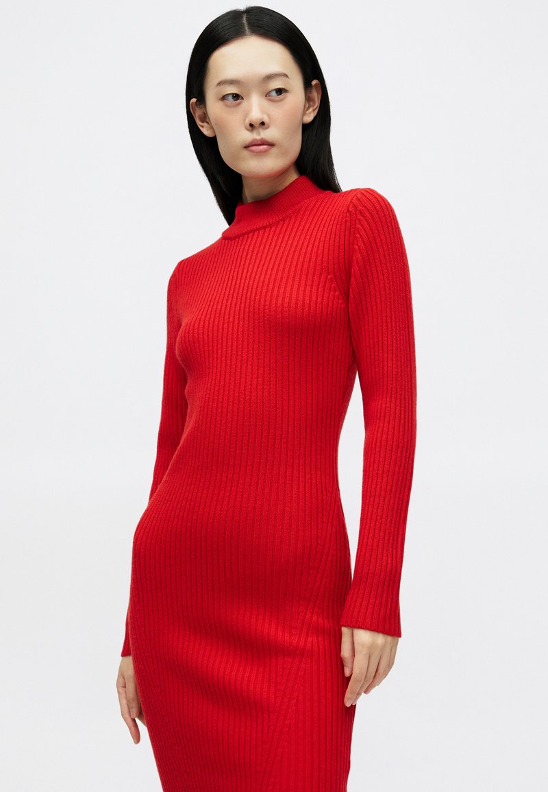 MICHAEL Michael Kors MOCK MINI DRESS - Jumper dress - red - Zalando.ie