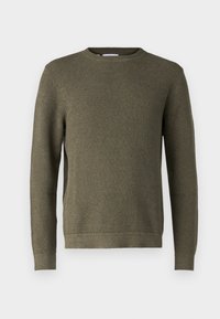 SLHROSS STRUCTURE CREW NECK - Jumper - vetiver/kamalata