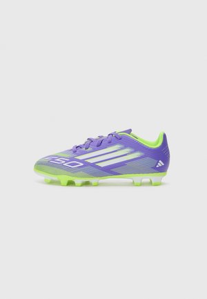 F50 CLUB UNISEX - Scarpe da calcetto con tacchetti - purple rush/white/lucid lemon