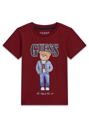 SS - T-shirt imprimé - bordeaux