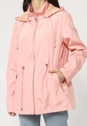 REVERSIBLE CON CAPUCHA DESMONTABLE - Impermeable - rosa