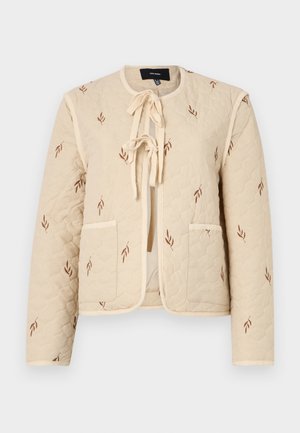 Vero Moda EVELYN SHORT  - Bomber Jacket - oatmeal