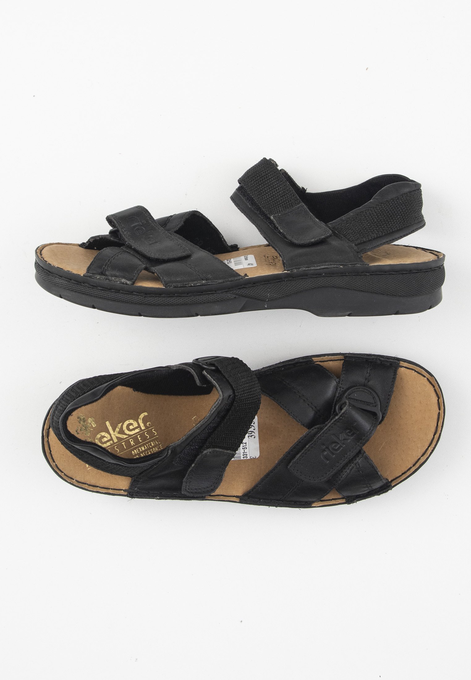 Rieker Sandales de randonnée - black/noir - ZALANDO.FR