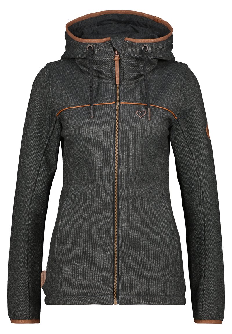 alife & kickin Fleecejas zwart