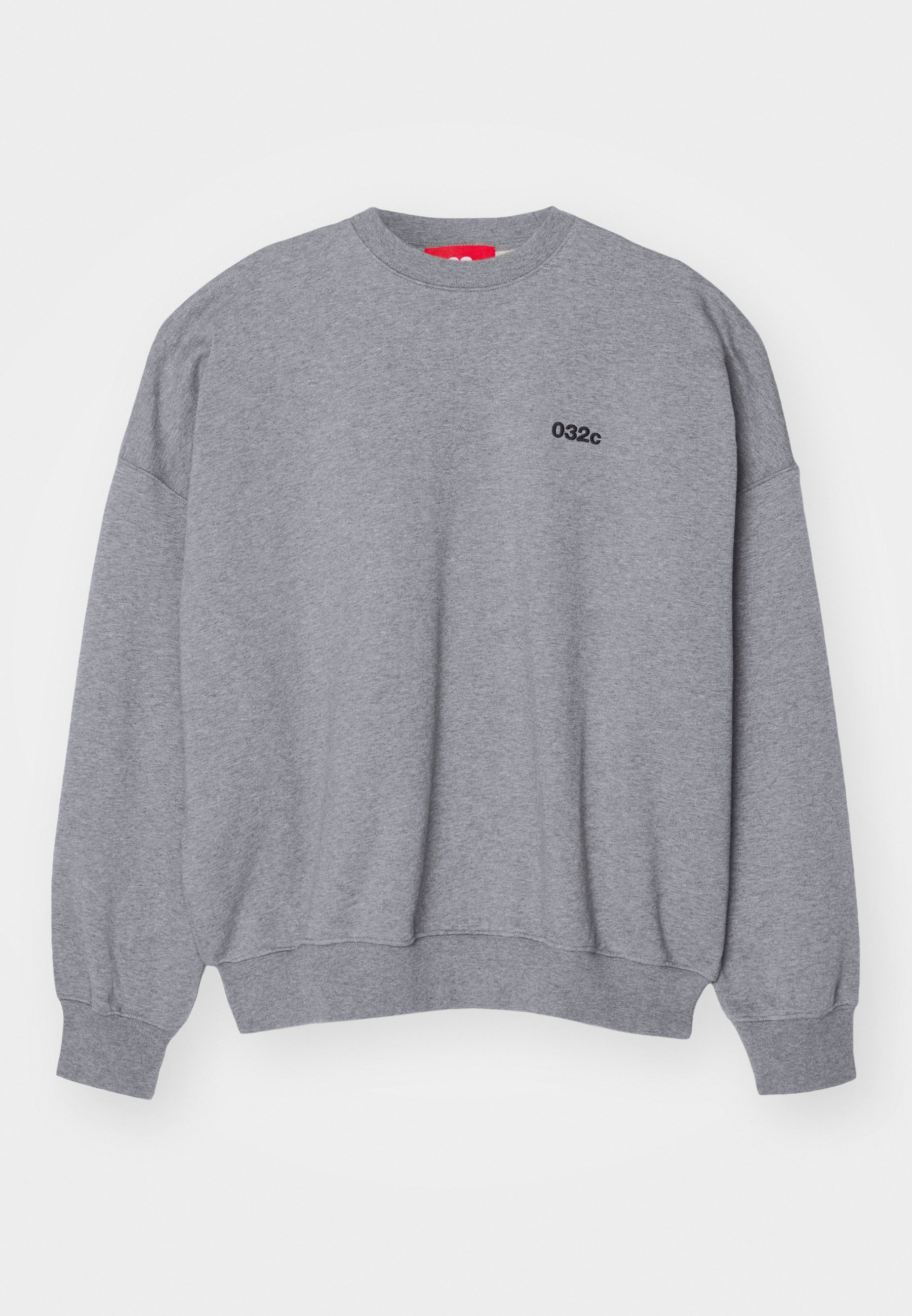 【032C】\"MULTI-MEDIA\" BUBBLE CREWNECK GREY MELANGE 032c BUBBLE CREWNECK UNISEX - Sweatshirt - grey melange/grey