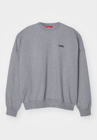 MUTLI MEDIA BUBBLE CREW NECK - Bluză de molton - grey melange